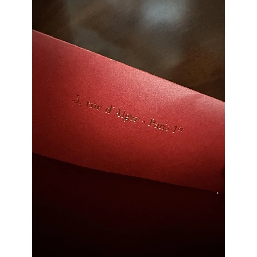 Maison Francis Kurkdjian Red‎ Paper Shopping Gift Bag Medium Rope Handles